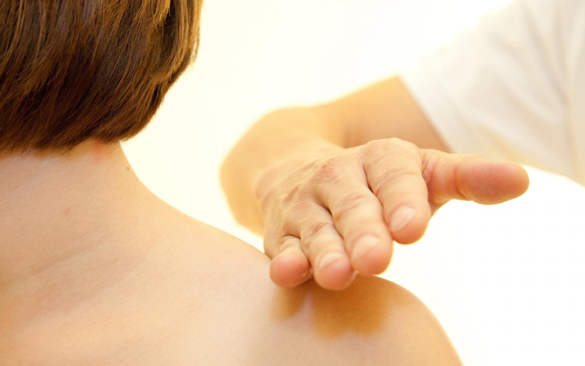 Hand Schulter Massage